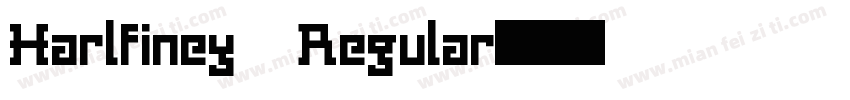 Harlfiney Regular字体转换